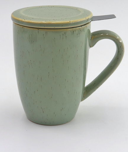 Reactive Glaze Infuser Mug SAGE