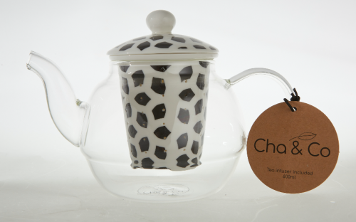 CHA MONO SPOT GLASS TPT WITH CERAMIC INFUSER 600ML 