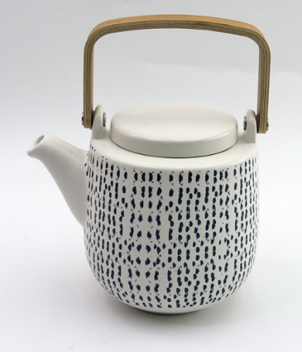 SCANDI 700ML SMUDGE PRINT TEAPOT 