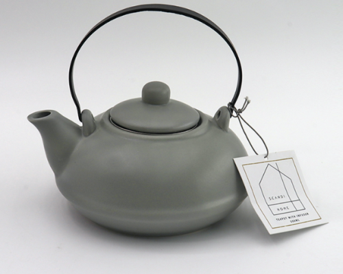 SCANDI GREY JAPANESE TEAPOT 500ML 