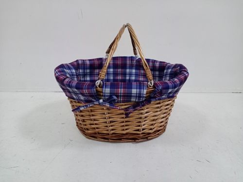 Open Shopper - Tartan/Natural