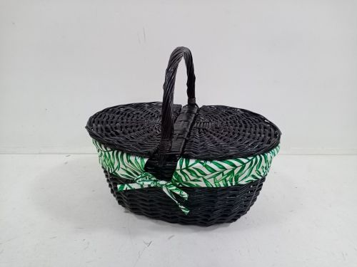 Closed Shopper - Palm/Black