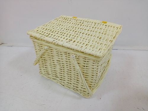Swing Handle Closed Basket - Yellow