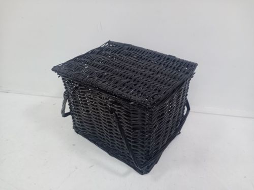 Swing Handle Closed Basket - Black