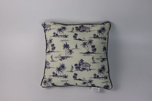 Piped Vintage Beach Cushion