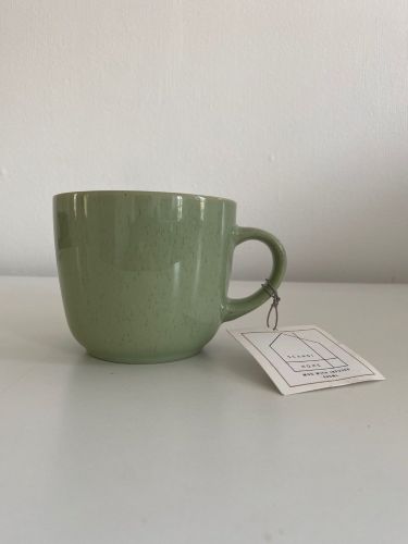 SCANDI HOME REACTIVE GLAZE MUG SAGE 