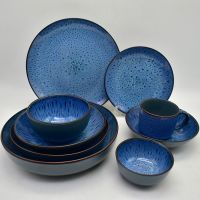Scandi Home Blue Reactive Tableware