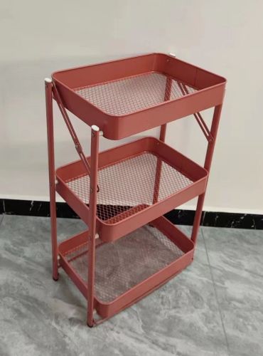 PINK SCANDI STORAGE TROLLEY