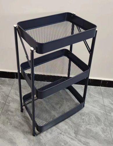 BLUE SCANDI STORAGE TROLLEY