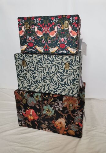 LARGE PRINTED VELVET TRUNKS