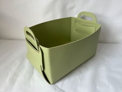 VEGAN LEATHER SHELF TOTE