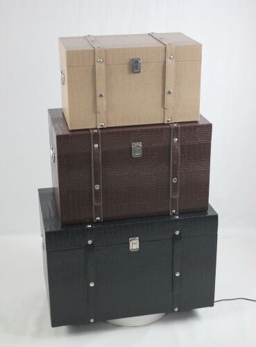 LARGE MOCK CROC TRUNK