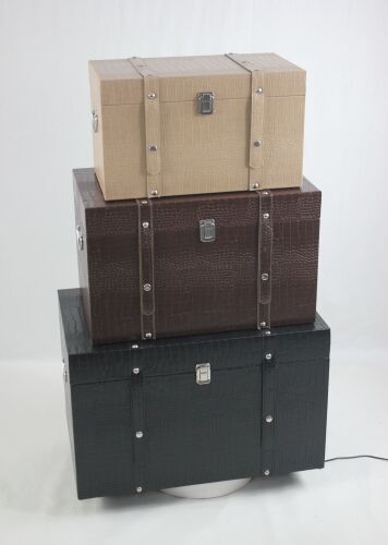 MEDIUM MOCK CROC TRUNK