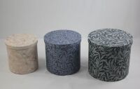 LINEN HAT BOXES