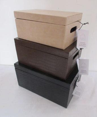 SMALL MOCK CROC SHELF TOTE