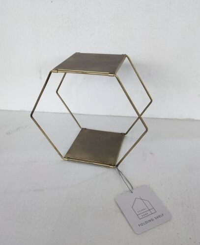 Scandi Home Hexagon Folding Shelf