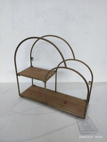 Scandi Home Arched Folding Shelf