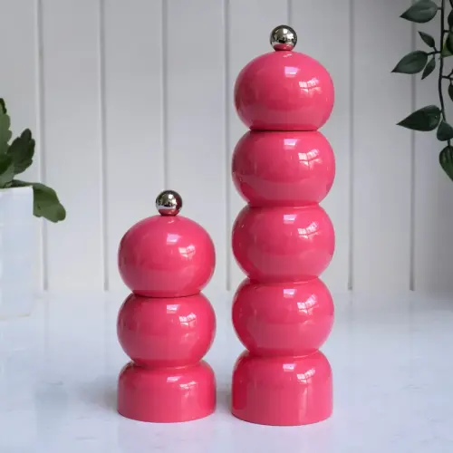 Large Beaded Pepper Mill