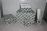Peacock Card Boxes