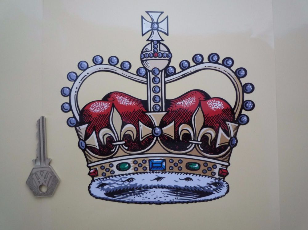 Royal Crown Official British Vehicles GPO etc  Sticker. 4" or 6".