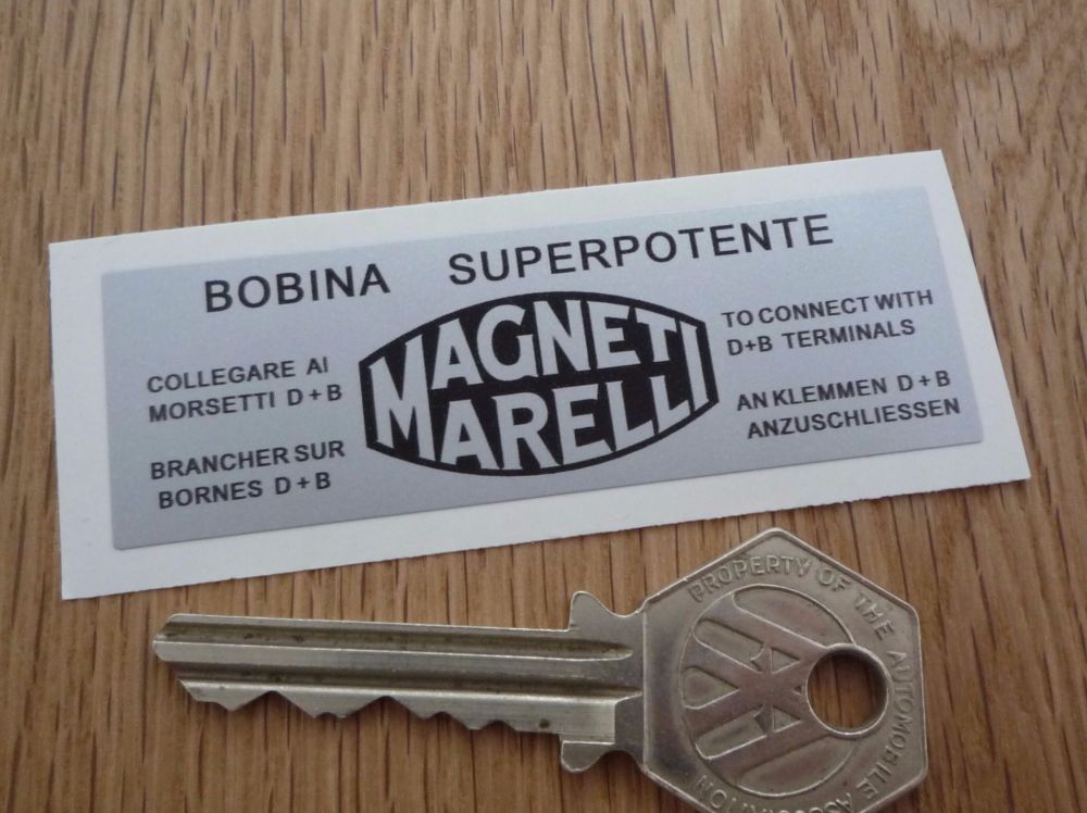 Magneti Marelli Bobina Superpotente Coil Sticker. 3".