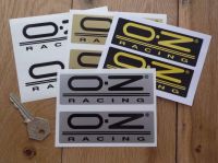 OZ Racing Oblong Stickers - Various Sizes & Colours
