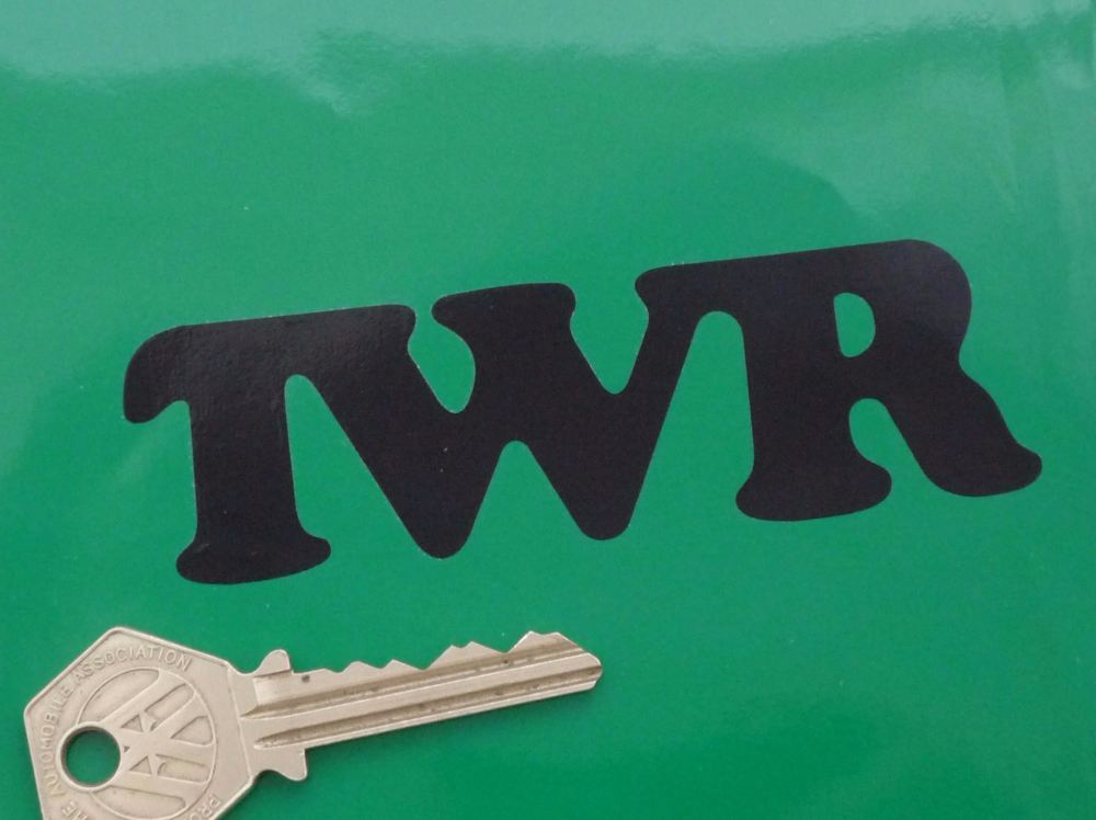 TWR Tom Walkinshaw Racing Cut Vinyl Stickers. 4" Pair.