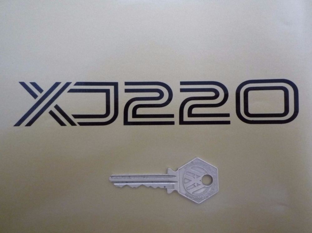 Jaguar XJ220 Cut Vinyl Sticker. 6.25