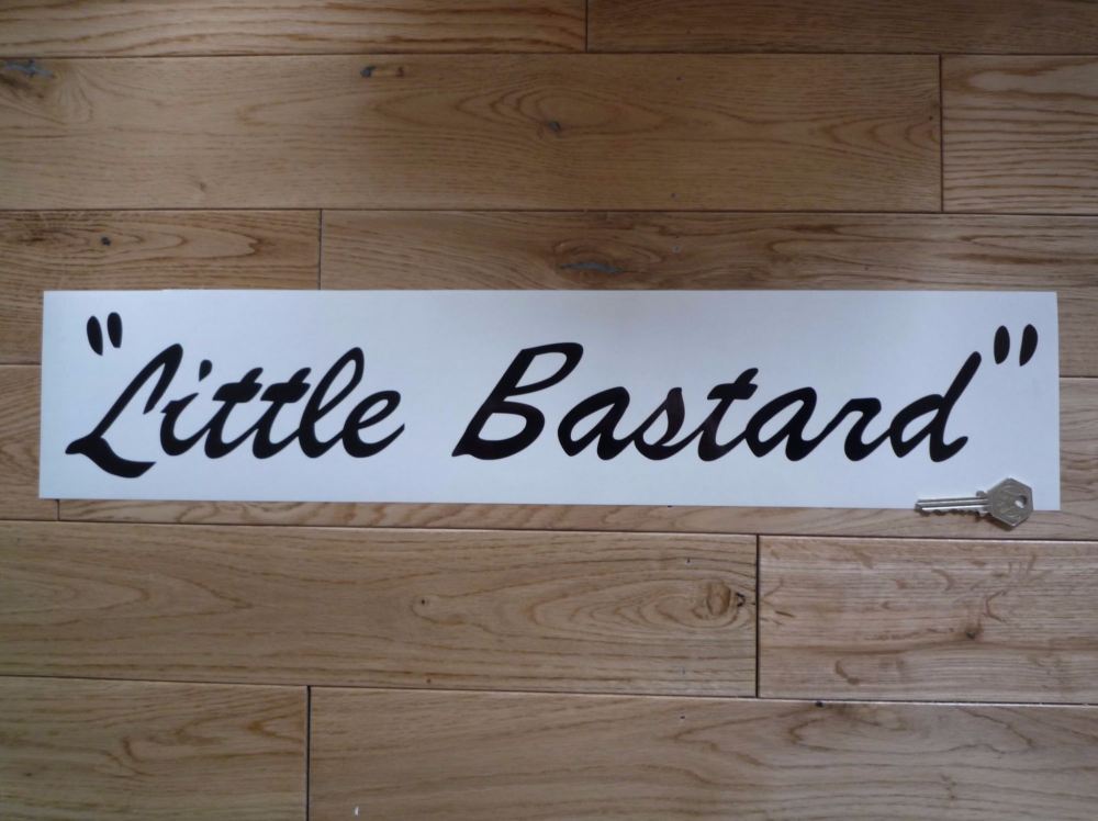 Little Bastard James Dean Cut Vinyl Sticker. 22".