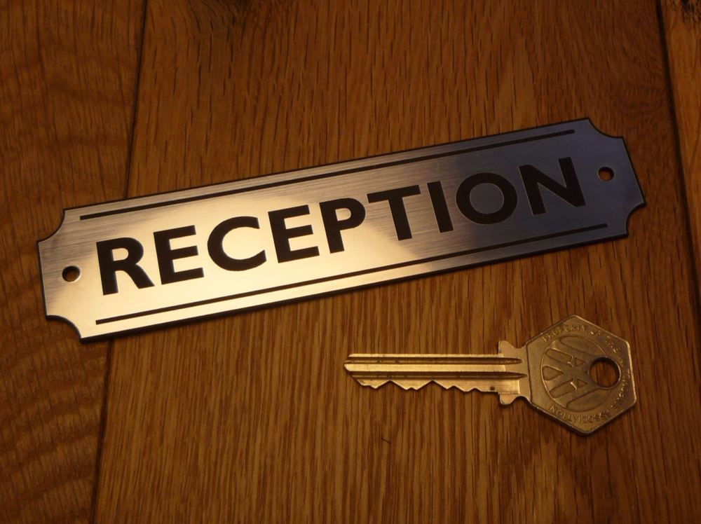 Reception Wall Plaque or Door Sign. 5.5