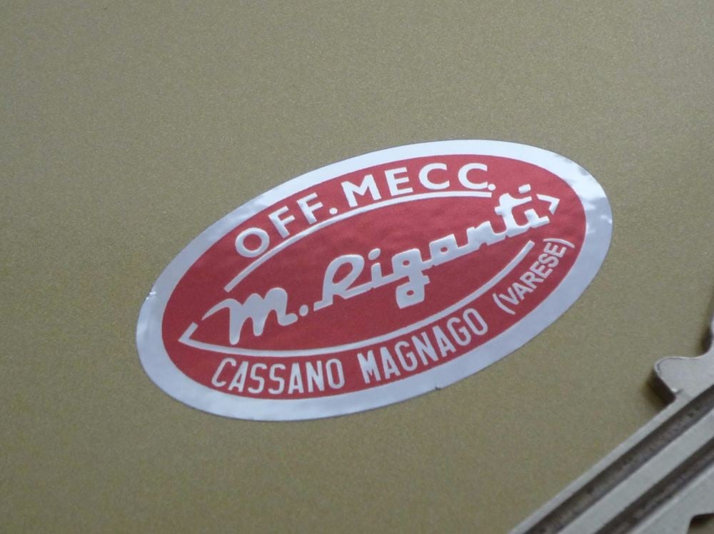 M.Riganti Off.Mecc. Cassano Magnago (Varese) Jack Sticker. 40mm.