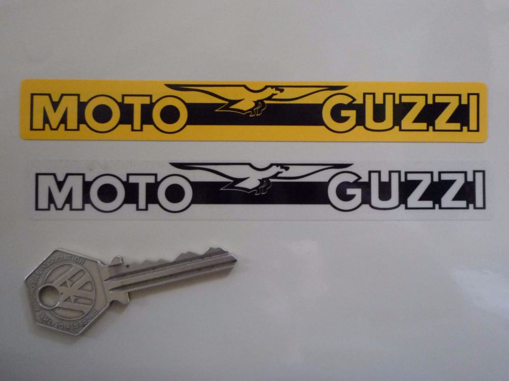Moto Guzzi Number Plate Dealer Logo Cover Sticker. 5.5
