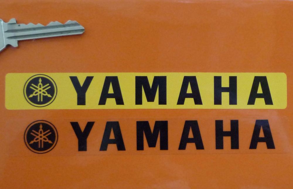 Yamaha Number Plate Dealer Logo Cover Sticker. 5.5".