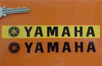 Yamaha Number Plate Dealer Logo Cover Sticker. 5.5".