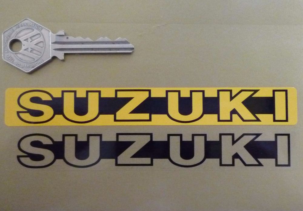 Suzuki Number Plate Dealer Logo Cover Sticker. 5.5