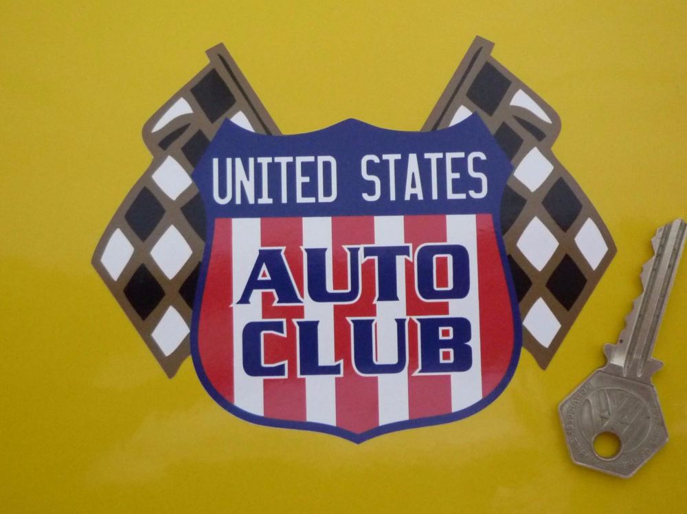 United States Auto Club Sticker. 5