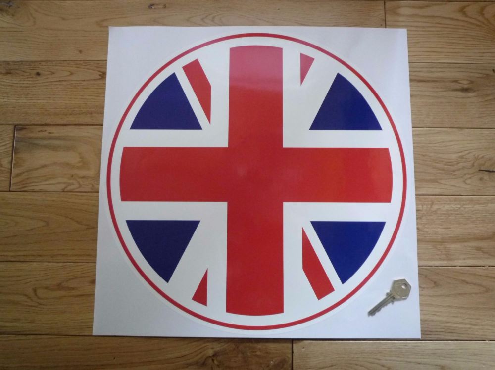 Racing Roundel Union Jack. 400mm or 450mm.