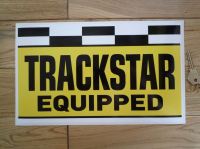 Trackstar Equipped Oblong Stickers. 12