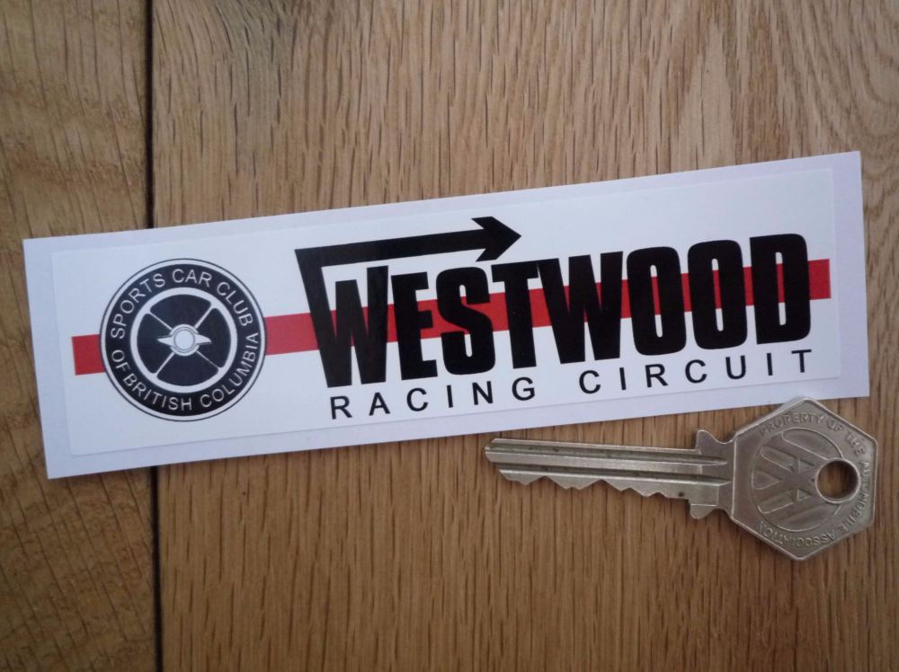 Westwood Racing Circuit Sticker. 5