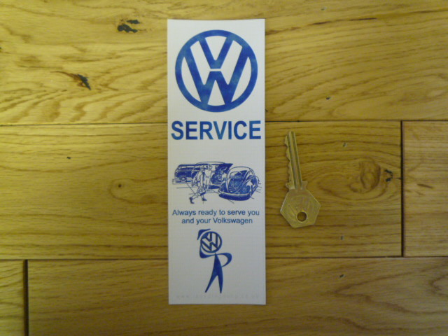 VW Service Bookmark/Little Art