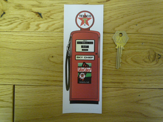 Texaco Petrol Pump Bookmark/Little Art. BM157.