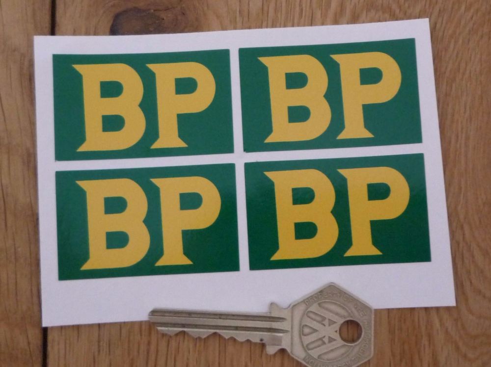 BP 58 - 89 Style Oblong Stickers. Set of 4. 50mm.