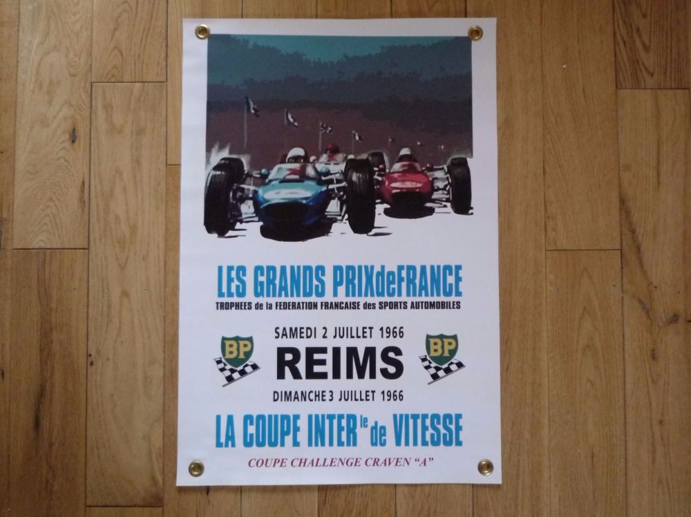 Reims Les Grand Prix de France Banner Art. 15