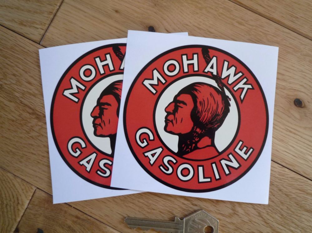Mohawk Gasoline Stickers. 4