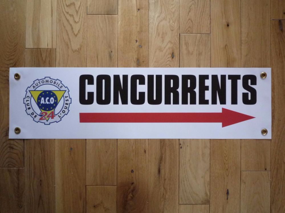 LeMans A.C.O Concurrents Art Banner. 30