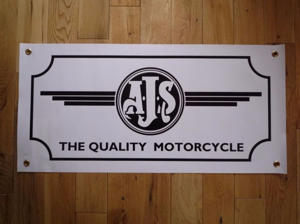 AJS The Quality Motorcycle Banner Art. 28