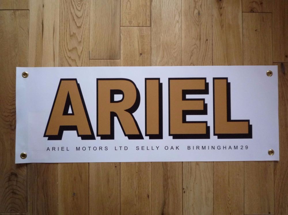 Ariel Motors Ltd, Selly Oak, Art Banner. 28".