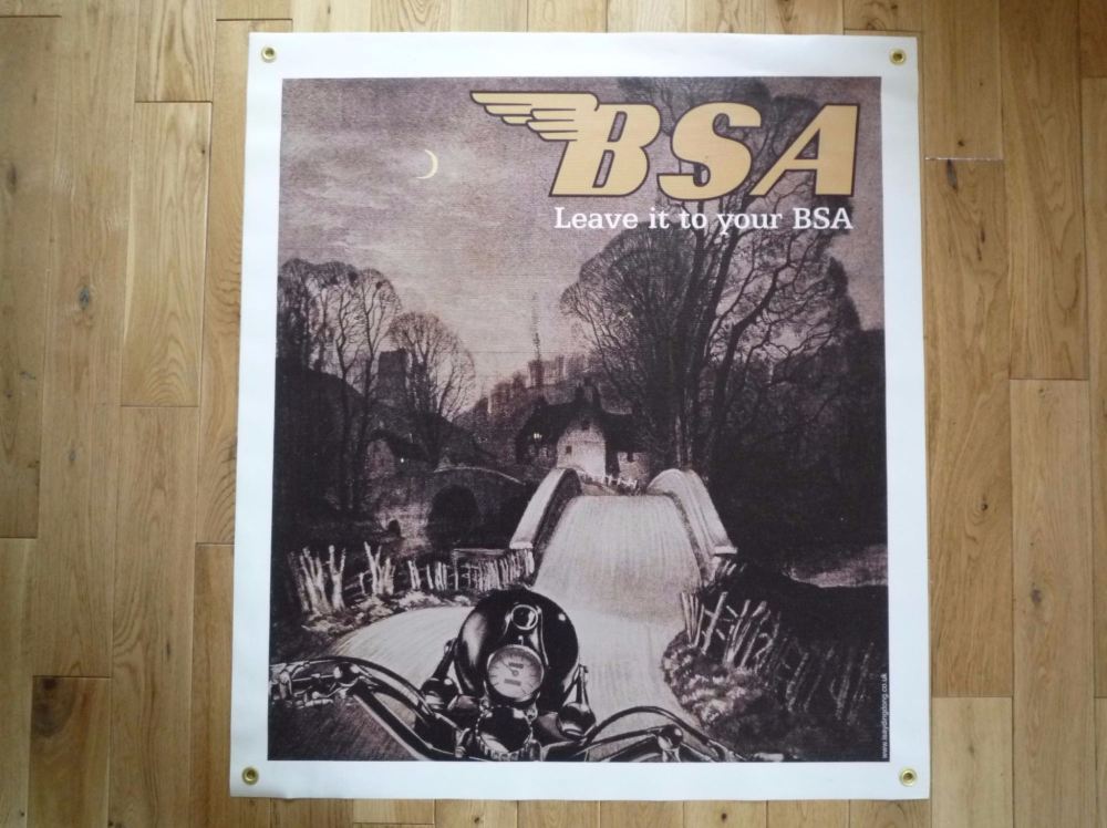 BSA Leave It To Your BSA Banner Art. 30" x 33".