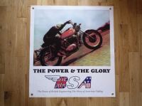 BSA The Power & The Glory Picture Banner Art. 28" x 31".