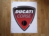Ducati Corse Banner Art Poster. 28".